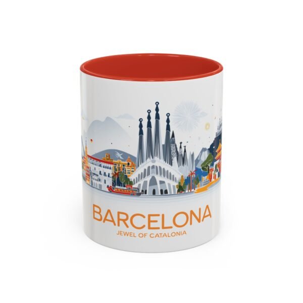 Barcelona Jewel of Catalonia Coffee Cup, Scenic Landscape Drinkware - Image 13