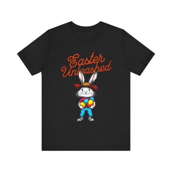 Easter Unleashed T-Shirt, Spring Holiday Unisex, Celebration Apparel - Image 5