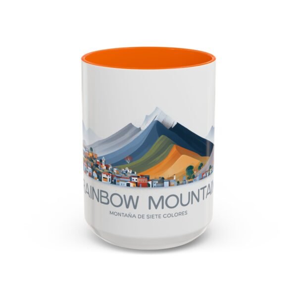 Colorful Rainbow Mountain Ceramic Coffee Cup, Gift for Nature Lover - Image 29