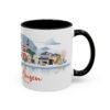 Japanese Hot Spring Inspired Coffee Cup, Kinosaki Onsen Design, Gift for Travelers, Japan - Image 2