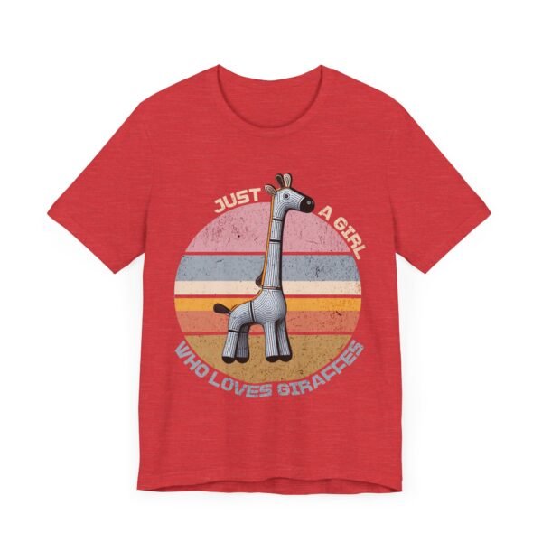 Just a Girl Who Loves Giraffes, Animal Print Tee, Safari Theme Shirt, Cute Wildlife - Image 27