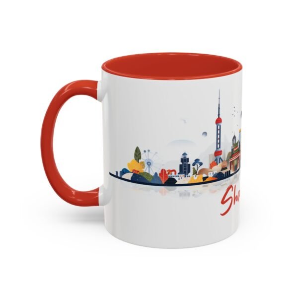Shanghai, Unique Ceramic Tea Mug, Asian City Skyline Design, China Travel Gift - Image 15