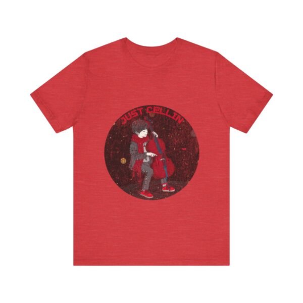 Music Lover T-Shirt, Just Cellin Cello Tee, Cello Player Shirt - Image 37