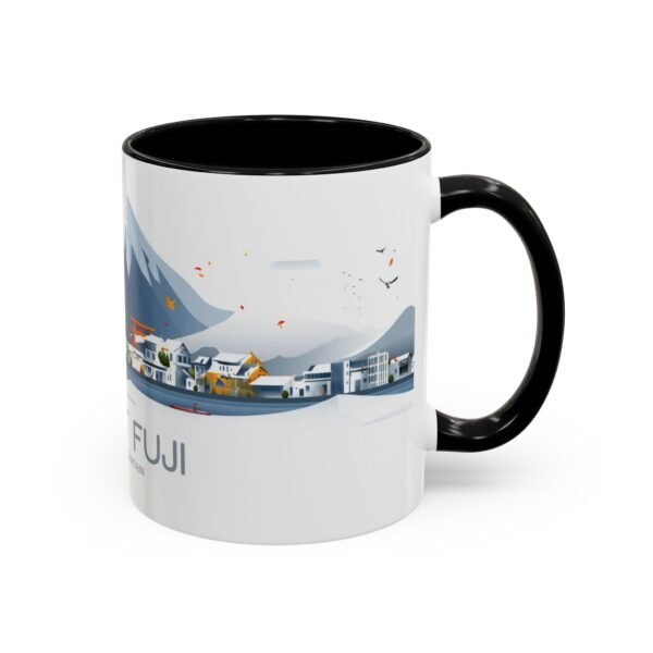 Mount Fuji Coffee Cup, Japan Mountain, Scenic Landscape Drinkware, Japanese Art Decor - Image 2