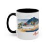 Amanohashidate Bridge to Heaven Design, Japanese Ceramic Tea Cup, Japan Mountain Landscape - Image 3