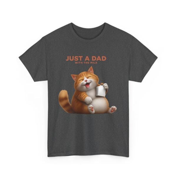 Cat Dad Unisex Heavy Cotton Tee, Funny Father's Day Gift, Cat Lover - Image 23