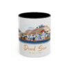 Dead Sea, Ocean Theme Tea Mug, Unique Seaside, Travel Enthusiast Gift, Beach Lover