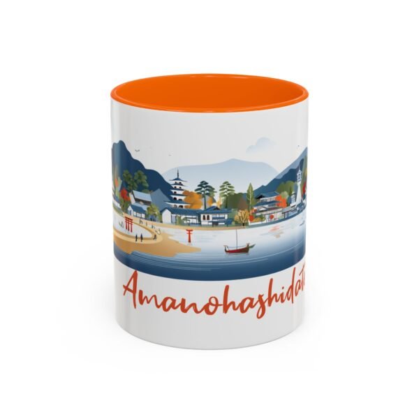 Amanohashidate Bridge to Heaven Design, Japanese Ceramic Tea Cup, Japan Mountain Landscape - Image 21