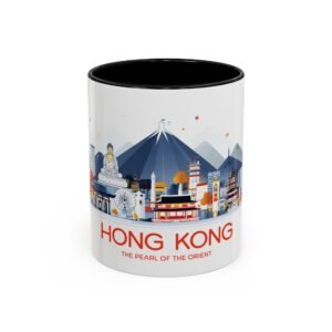 Hong Kong, The Pearl of the Orient Mug, The Pearl of the Orient, Gift for Traveler