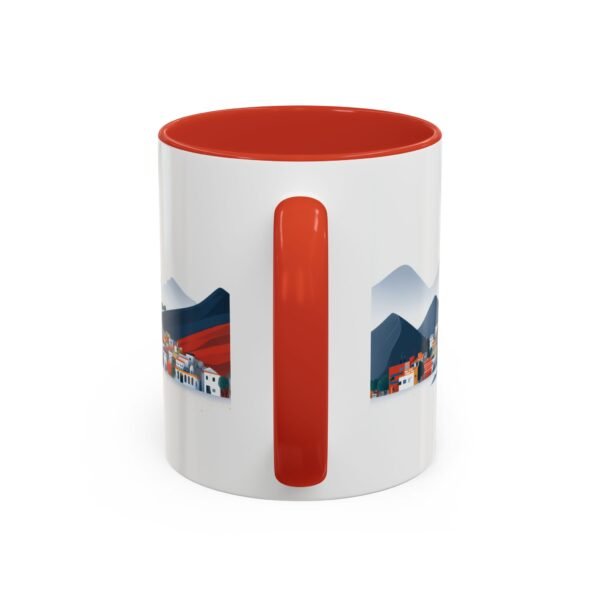 Colorful Rainbow Mountain Ceramic Coffee Cup, Gift for Nature Lover - Image 16