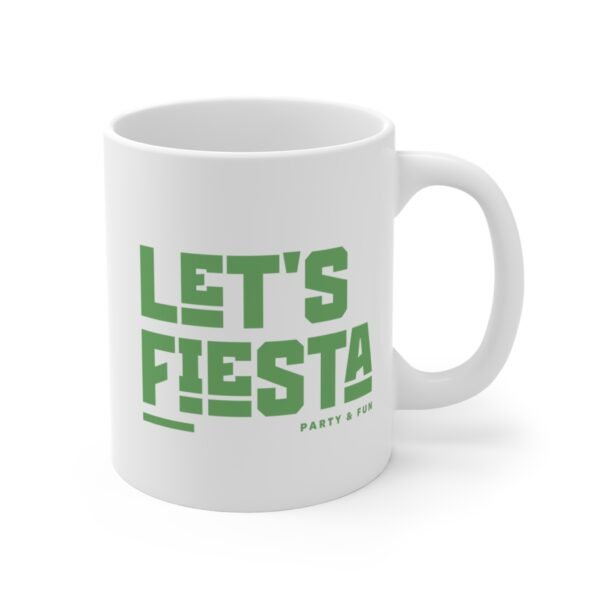 Cinco de Mayo, Let's Fiesta Mug, Mexican Party Cup, Celebration Drinkware, Fun Holiday Teacup - Image 3