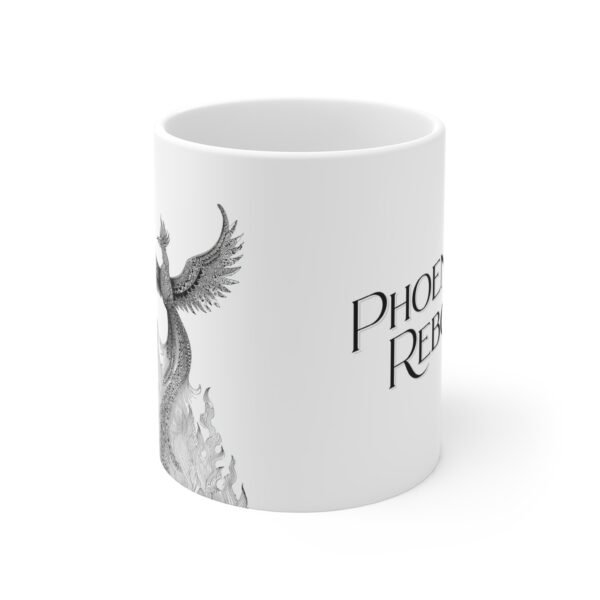Mug 11oz, Phoenix Reborn Coffee Cup, Mythical Bird Novelty Gift
