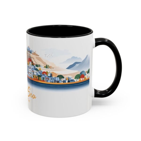 Dead Sea, Ocean Theme Tea Mug, Unique Seaside, Travel Enthusiast Gift, Beach Lover - Image 2