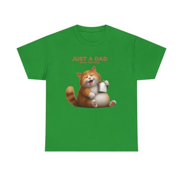 Cat Dad Unisex Heavy Cotton Tee, Funny Father's Day Gift, Cat Lover - Image 17