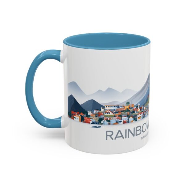 Colorful Rainbow Mountain Ceramic Coffee Cup, Gift for Nature Lover - Image 19