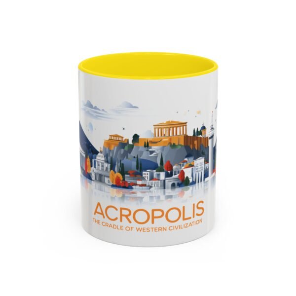 Ancient Acropolis Design, Ceramic Coffee Cup, Greece Travel Souvenir, Unique Gift Idea, Home Office Decor - Image 25