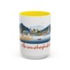 Amanohashidate Bridge to Heaven Design, Japanese Ceramic Tea Cup, Japan Mountain Landscape - Image 33