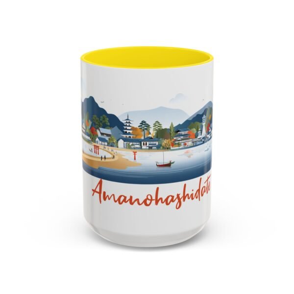 Amanohashidate Bridge to Heaven Design, Japanese Ceramic Tea Cup, Japan Mountain Landscape - Image 33