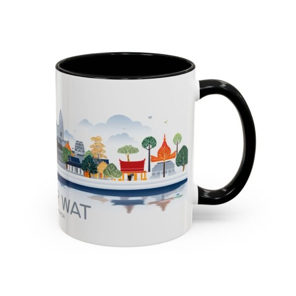 Angkor Wat Gateway to Angkor Coffee Cup, Scenic Landscape Drinkware - Image 2