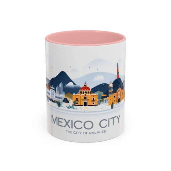 Mexico City, The City of Palaces Coffee Cup, Scenic Landscape Drinkware - Image 9
