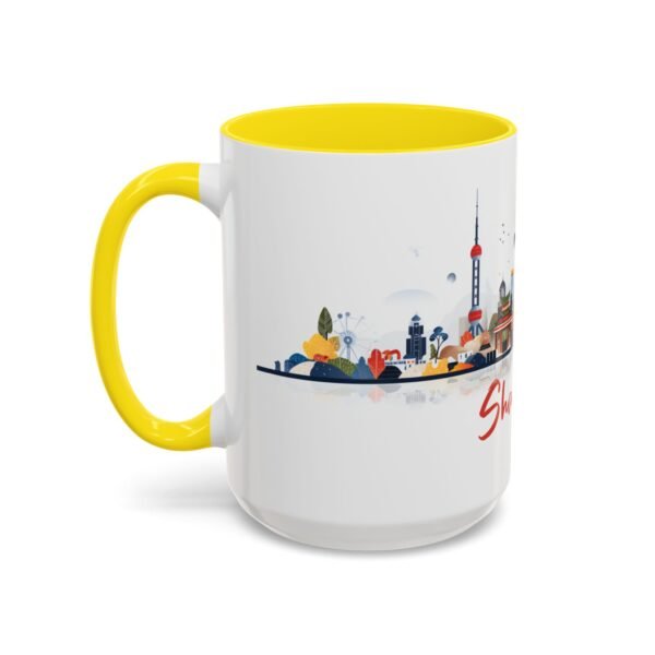 Shanghai, Unique Ceramic Tea Mug, Asian City Skyline Design, China Travel Gift - Image 35