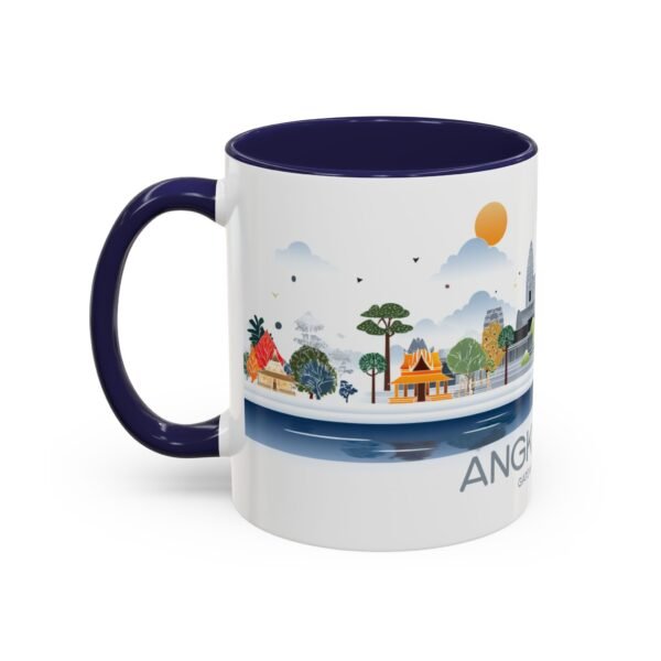 Angkor Wat Gateway to Angkor Coffee Cup, Scenic Landscape Drinkware - Image 7