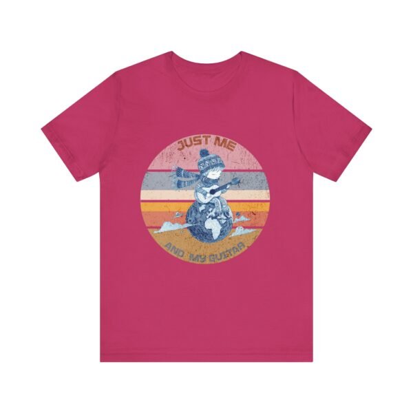 Just Me And My Guitar Tee, Guitar Player Top, Guitarist Gift Shirt, Musician, Kids - Image 49