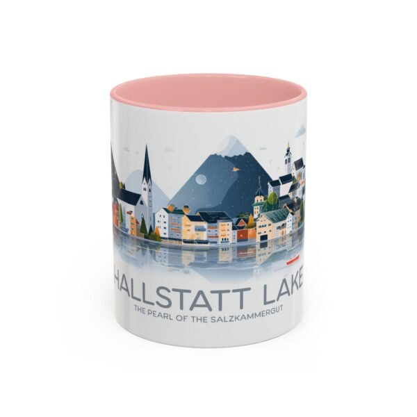 Hallstatt Lake Coffee Mug, Austria Nature Lover Tea Cup, Travel Theme Gift, Scandinavian Design - Image 9