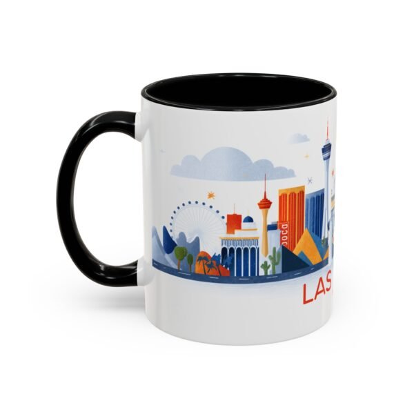 Las Vegas Sin City, Souvenir Gift, The Dazzling Capital Of Entertainment Mug - Image 3