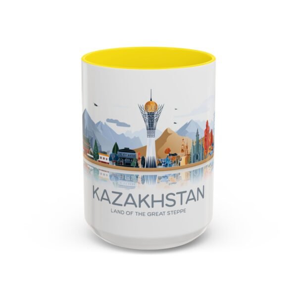 Unique Kazakhstan Design Coffee Cup, Gift for Traveler, Independence Day Celebration - Image 33