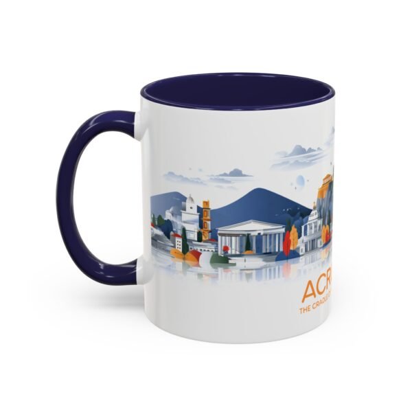 Ancient Acropolis Design, Ceramic Coffee Cup, Greece Travel Souvenir, Unique Gift Idea, Home Office Decor - Image 7