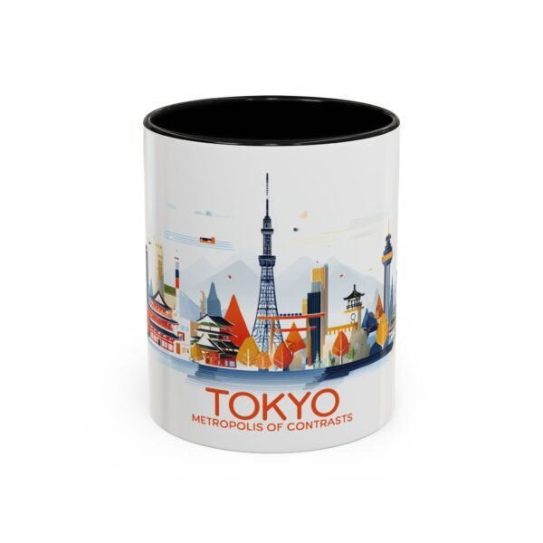 Tokyo Metropolis of Contrasts Coffee Cup, Traveler Gift, Outdoor Landscape