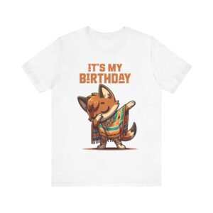 Dabbing Fox Dance Unisex Tee, Cinco De Mayo Shirt, Funny Animal Gift, Men Women Youth, Short Sleeve Top