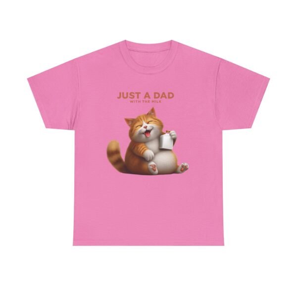 Cat Dad Unisex Heavy Cotton Tee, Funny Father's Day Gift, Cat Lover - Image 25