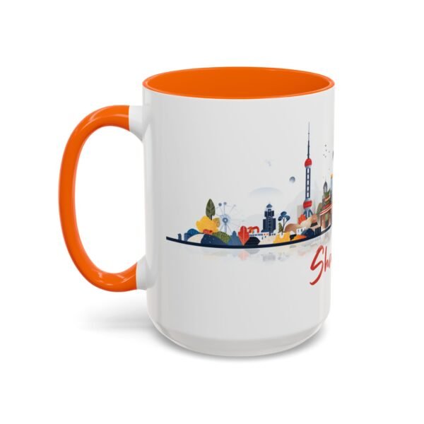 Shanghai, Unique Ceramic Tea Mug, Asian City Skyline Design, China Travel Gift - Image 31