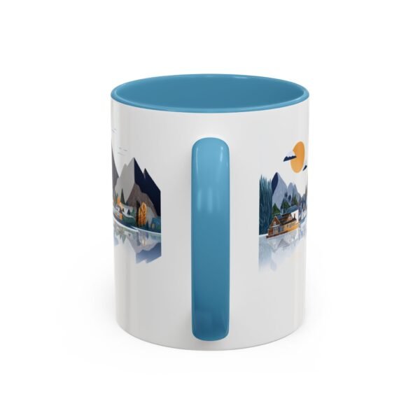 Serene Lake Moraine Design Coffee Cup, Nature Lover, Mountain View, Outdoor Enthusiast Gift, Adventure - Image 20