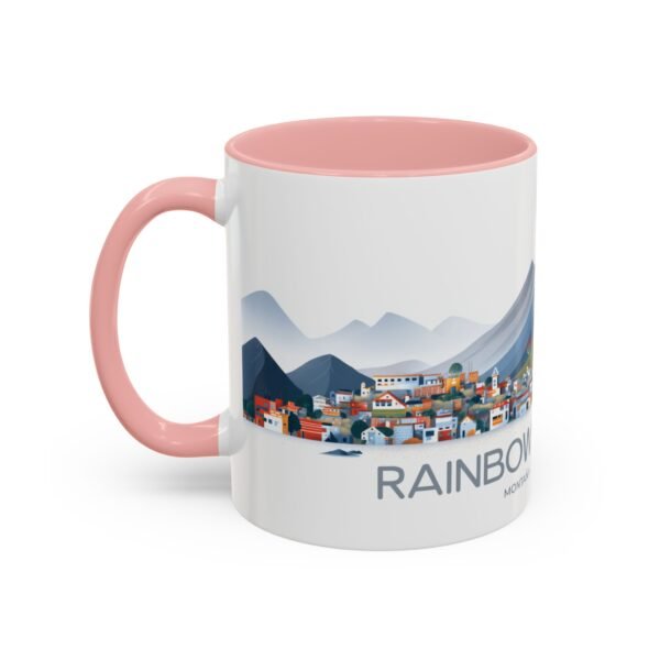 Colorful Rainbow Mountain Ceramic Coffee Cup, Gift for Nature Lover - Image 11