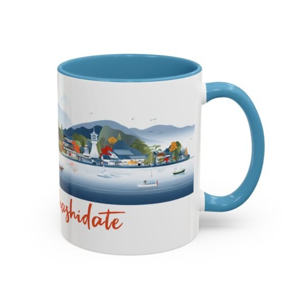 Amanohashidate Bridge to Heaven Design, Japanese Ceramic Tea Cup, Japan Mountain Landscape - Image 18