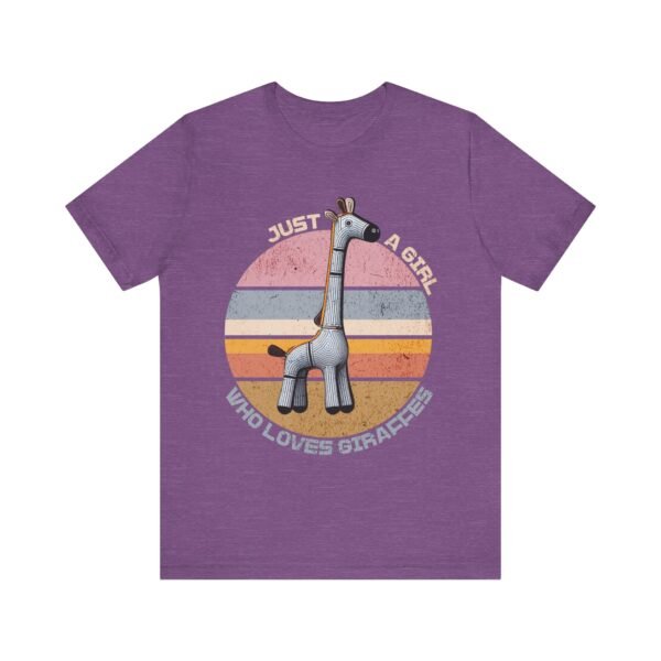Just a Girl Who Loves Giraffes, Animal Print Tee, Safari Theme Shirt, Cute Wildlife - Image 17