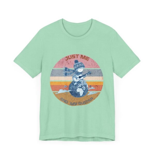 Just Me And My Guitar Tee, Guitar Player Top, Guitarist Gift Shirt, Musician, Kids - Image 31