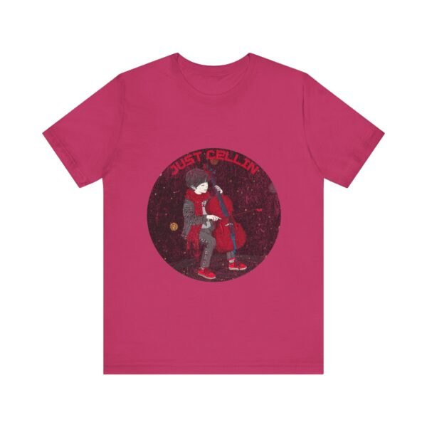 Music Lover T-Shirt, Just Cellin Cello Tee, Cello Player Shirt - Image 33