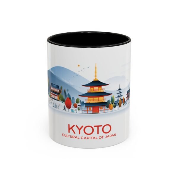 Kyoto Cultural Capital of Japan Coffee Cup, Kitchen Decor, Gift for History Buffs, Ancient Ruins Souvenir,