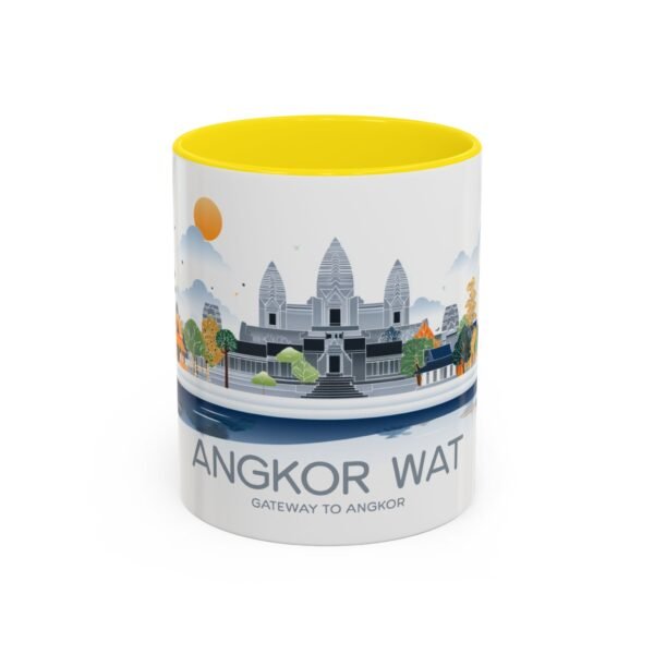 Angkor Wat Gateway to Angkor Coffee Cup, Scenic Landscape Drinkware - Image 25