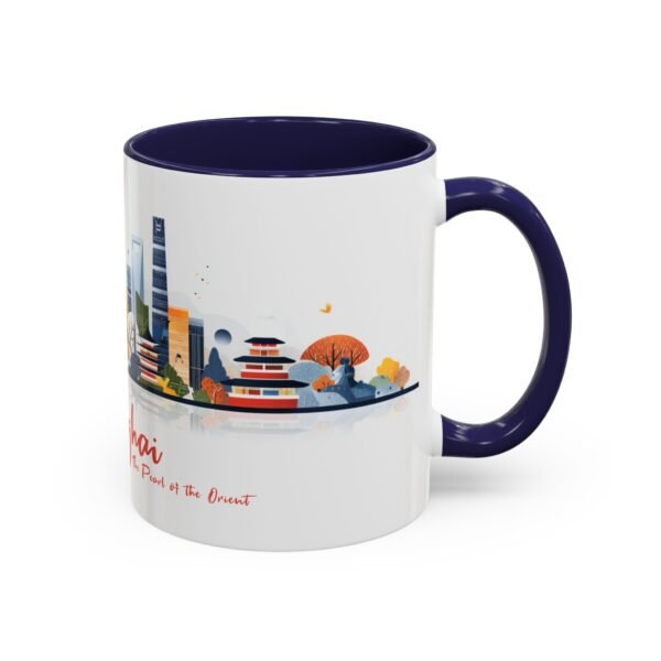Shanghai, Unique Ceramic Tea Mug, Asian City Skyline Design, China Travel Gift - Image 6