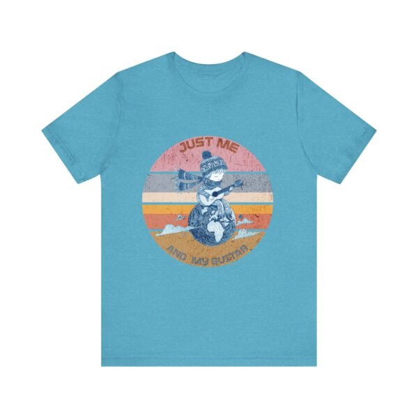 Just Me And My Guitar Tee, Guitar Player Top, Guitarist Gift Shirt, Musician, Kids - Image 41