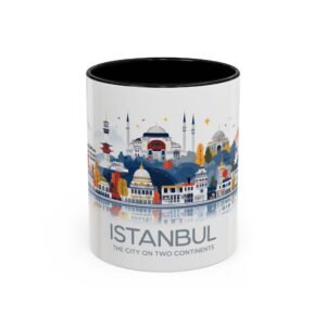 Istanbul, The City on Two Continents Coffee Cup, Gift for Traveler