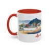 Amanohashidate Bridge to Heaven Design, Japanese Ceramic Tea Cup, Japan Mountain Landscape - Image 15