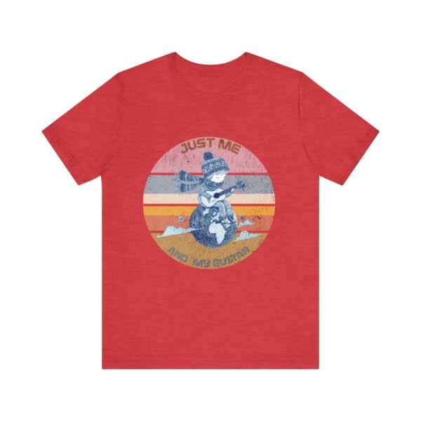 Just Me And My Guitar Tee, Guitar Player Top, Guitarist Gift Shirt, Musician, Kids - Image 53