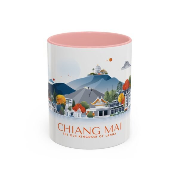 WickerStudio Chiang Mai Coffee Cup, The Old Kingdom of Lanna, Traveler Souvenir Gift, Thailand Traveler - Image 9