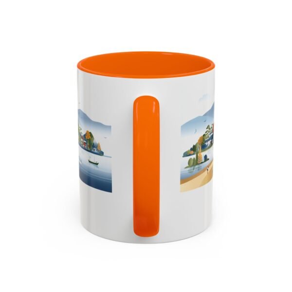 Amanohashidate Bridge to Heaven Design, Japanese Ceramic Tea Cup, Japan Mountain Landscape - Image 24